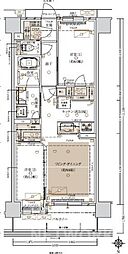 ファインレジデンス京都五条通 2LDKの間取図画像