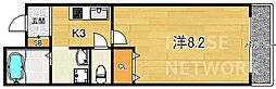 YSM21 1Kの間取図画像