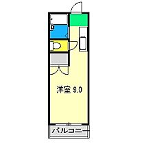 本岡コーポ 303 ｜ 高知県南国市大そね甲1522-12（賃貸マンション1R・3階・20.00㎡） その2