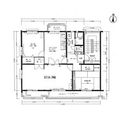 春日部グリーンコープB 2LDKの間取図画像