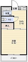 スワンガーデン B203 ｜ 岩手県盛岡市高松1丁目23-8（賃貸アパート1K・2階・25.00㎡） その2