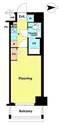 グランフォース北綾瀬2 1Kの間取図画像