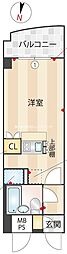 ワコーレ所沢 ワンルームの間取図画像
