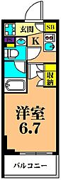 ParkCube大井町レジデンス 1Kの間取図画像