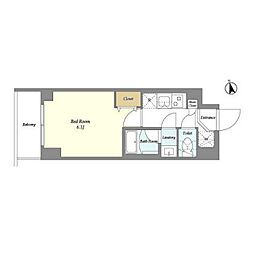 Augusta　Residence大森 1階1Kの間取り