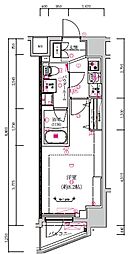 スプレスター大森山王 1Kの間取図画像