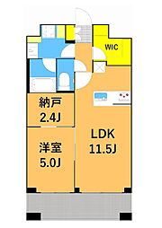 Iris西大井 1SLDKの間取図画像