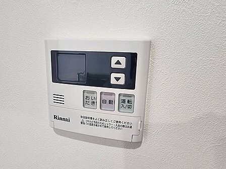 ガス給湯器操作パネル