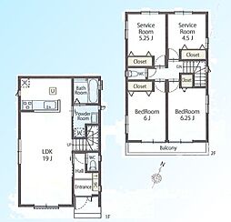 物件画像 川口市榛松3丁目　D号棟(全2棟)