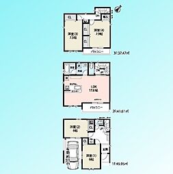 物件画像 蕨市南町3丁目3期 全8号棟