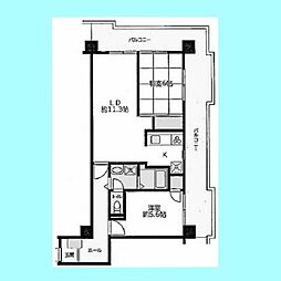 川口中青木第2ローヤルコーポ 2LDKの間取図画像