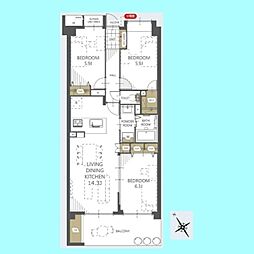 物件画像 コスモ浦和埼大通り弐番館