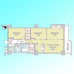 間取図画像 3LDK