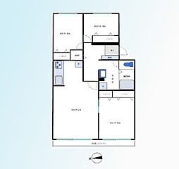 間取図画像 3LDK