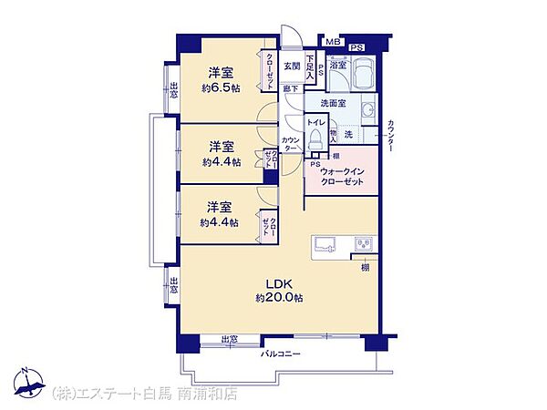 間取りを拡大表示