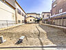 外観：現地土地基礎工事前写真