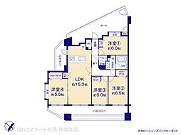 シーズガーデングリーンパティオ 4LDKの間取図画像