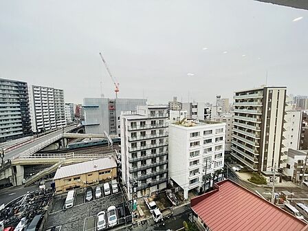 10階部分、バルコニーからの眺望良好です