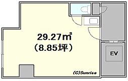 レック御成門の間取図画像