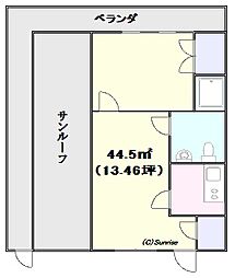 トキワマンションの間取図画像