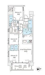 ライトテラス世田谷砧 2階3SLDKの間取り