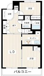 GRANDVERDE馬込坂 2LDKの間取図画像