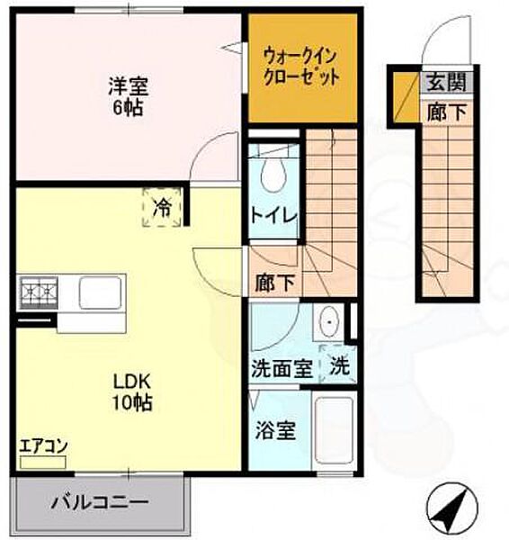 ポンテ・アッセ ｜東京都三鷹市牟礼６丁目(賃貸マンション1LDK・2階・43.83㎡)の写真 その2