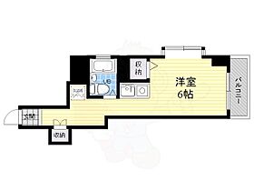 クレール武蔵野 301 ｜ 東京都武蔵野市境２丁目（賃貸マンション1R・3階・19.17㎡） その2