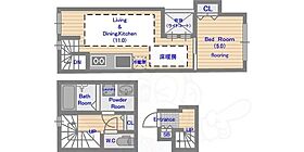 キングハウス吉祥寺A棟  ｜ 東京都武蔵野市吉祥寺本町３丁目（賃貸アパート1LDK・2階・44.32㎡） その2