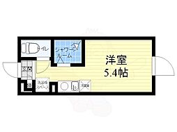 リブリ・Ｄear court 2階ワンルームの間取り