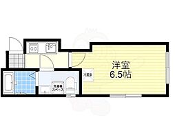 Grip吉祥寺 3階1Kの間取り