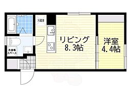Theater Residence 千川 1LDKの間取図画像