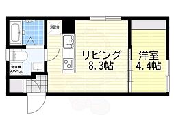 Theater Residence 千川 1LDKの間取図画像