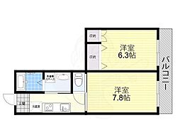 アリビオ松庵 2階/-