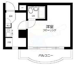 ライオンズマンション上石神井第2 ワンルームの間取図画像