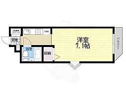 日神パレステージ武蔵関公園 1Kの間取図画像