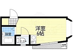 ハイツフィールド ワンルームの間取図画像