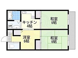 宮城荘 2階/201