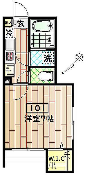 コンフォルタ清瀬 101｜東京都清瀬市松山２丁目(賃貸アパート1K・3階・22.77㎡)の写真 その2