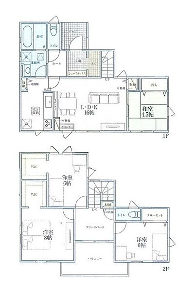 間取りを拡大表示