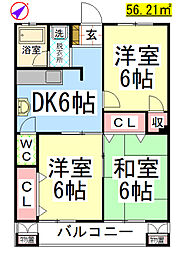 ＡＦ　湘南ハイツ 2階/B-2
