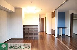 つくばエクスプレス 流山おおたかの森駅 徒歩19分の賃貸アパート 1階2LDKのリビング/ダイニング