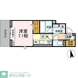 間取図画像 1K