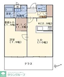 間取図画像 1LDK