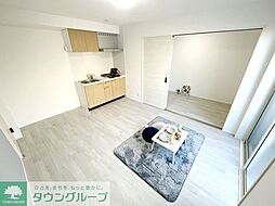 東武野田線 六実駅 徒歩9分の賃貸アパート 2階1LDKのリビング/ダイニング