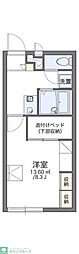 レオパレスコンフォート 2階1Kの間取り
