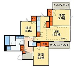 物件の間取り