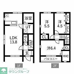 Grand Terrace 野々下 3LDKの間取図画像