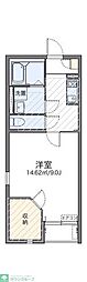 レオネクストエスペランサ2 1Kの間取図画像