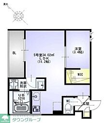 REGALEST NEXTERA 1LDKの間取図画像